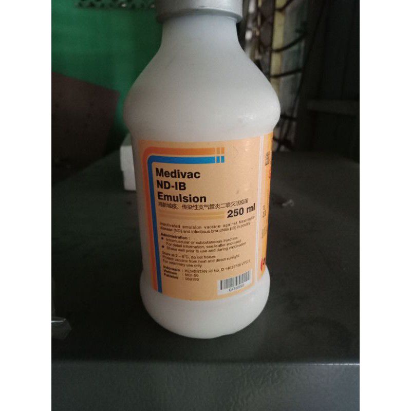 ND IB EMULSION 250 ml vaksin injeksi ayam