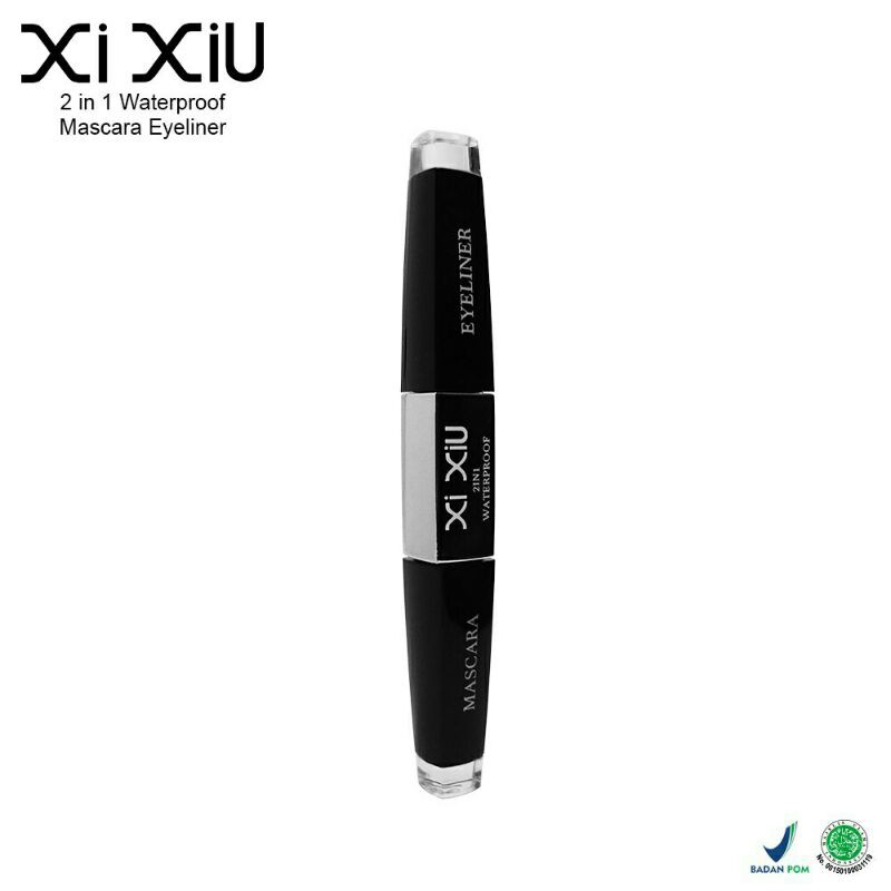 ❤️GROSIR❤️ XI XIU 2 IN 1 MASCARA &amp; EYELINER WATERPROOF