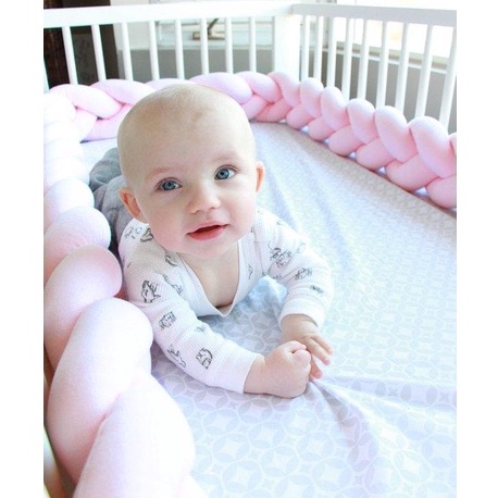 Bumper Bayi Kepang Bumper BabyBox bantalan baby box pingiran ranjang pelindung tempat tidur bayi