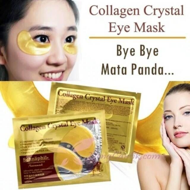 Masker Mata Collagen Crystal / Menghilangkan Kantung Mata Lingkaran Hitam