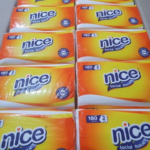 tisu NICE Facial Tissue 180 Sheets 2 Ply 180