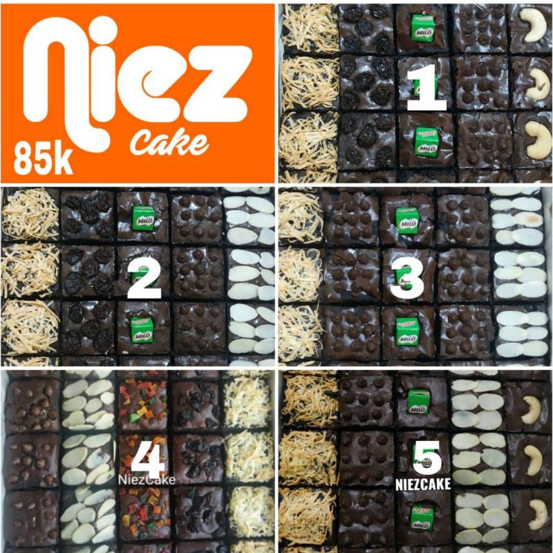 

Brownies Niezcake