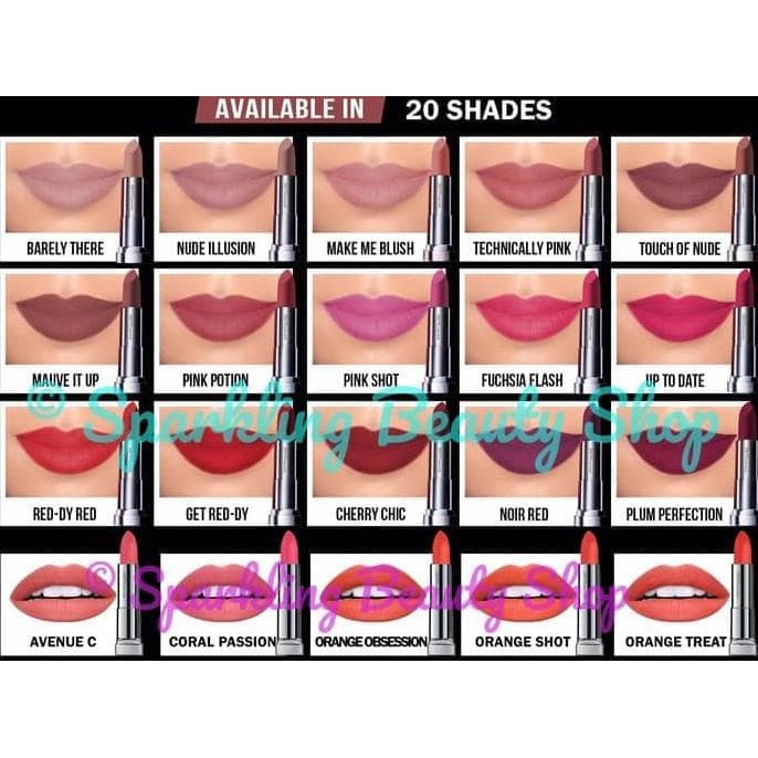 Lipstick Maybelline Powder Matte Lipstik Maybeline The Powder Mattes