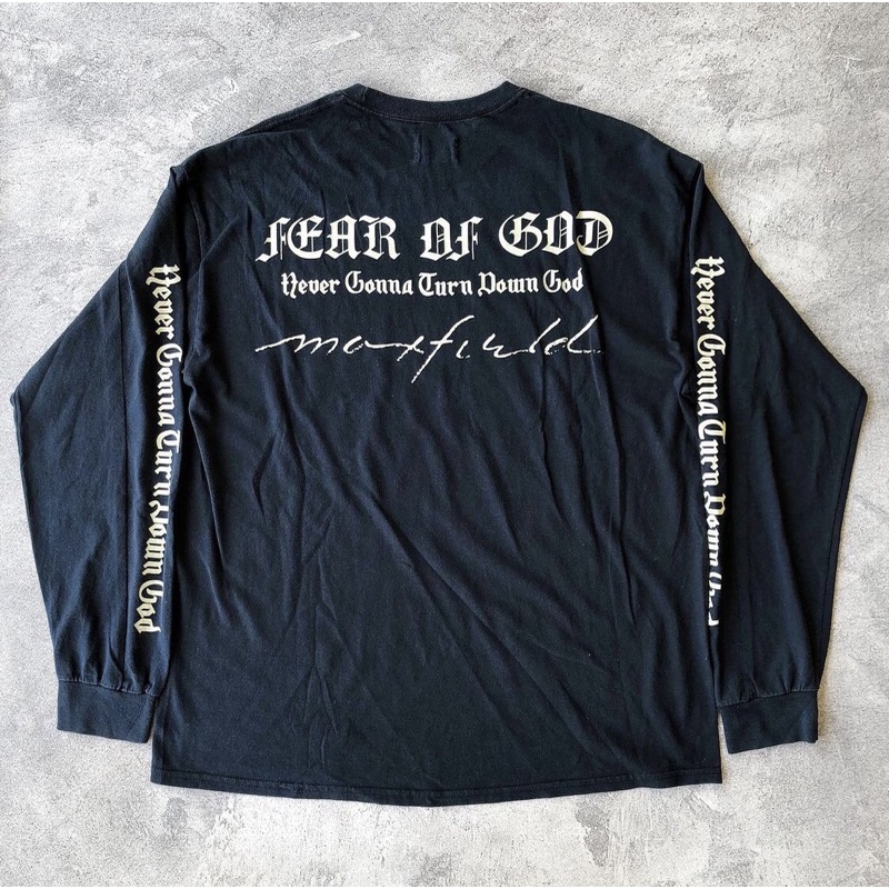 fog fear of god x maxfield los angeles second original preloved