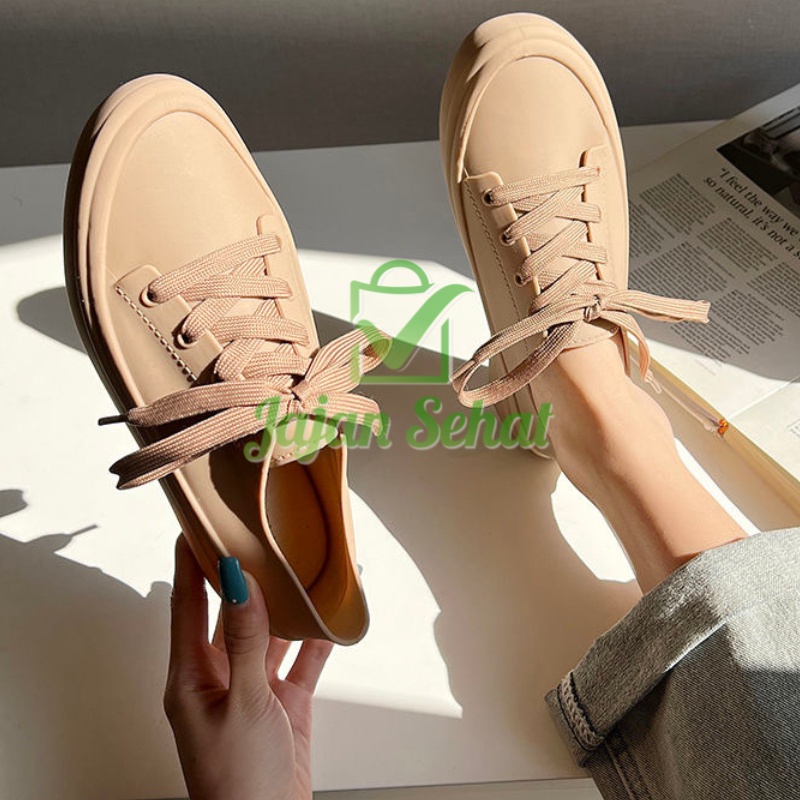 Sepatu Fashion Wanita Casual Sepatu Kets Korea 1901 Sepatu Jelly