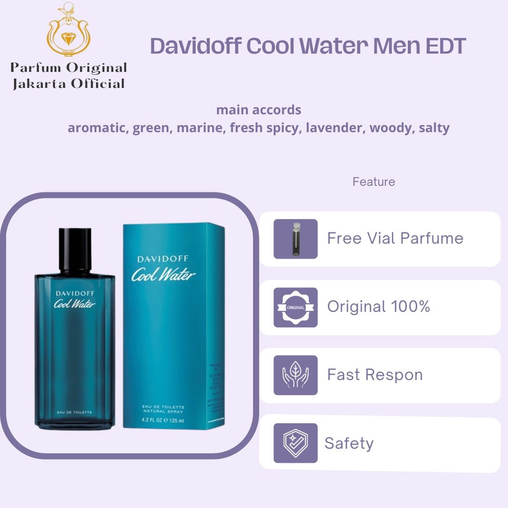 Parfum Parfume Perfume Asli Perawatan Kecantikan Original Import Branded Pria Laki Laki Cowok Davido