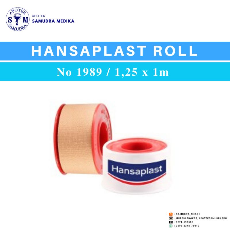 HANSAPLAST ROLL (No.1989) hansaplast roll plester luka plester kulit
