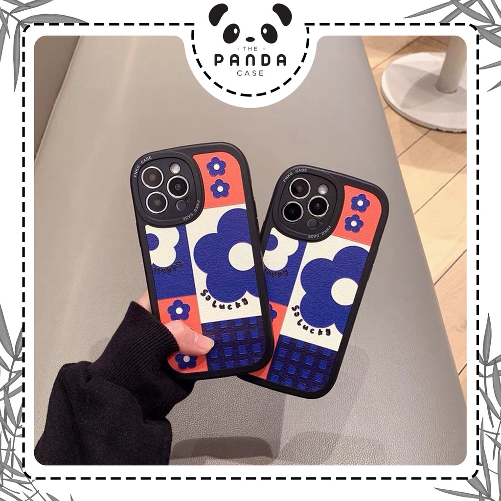 [TPC] Phone Case IPHONE 6 6S 7 8 PLUS X XS MAX XR 11 12 13 PRO MAX BLUE WHITE FLOWER Casing Case Korean Cute IP025