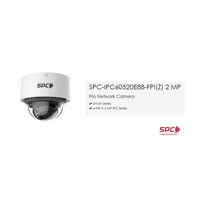 Kamera Keamanan SPC Bullet 2MP dengan Night Vision