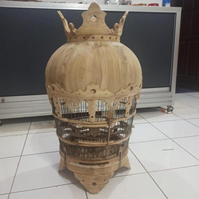 {{{{}}] sangkar burung perkutut kayu jati