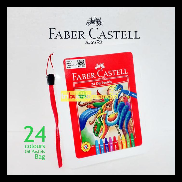 

STOK BARU OIL PASTEL HEXAGONAL/CRAYON 24 FABER CASTELL PERALATAN MELUKIS MURAH