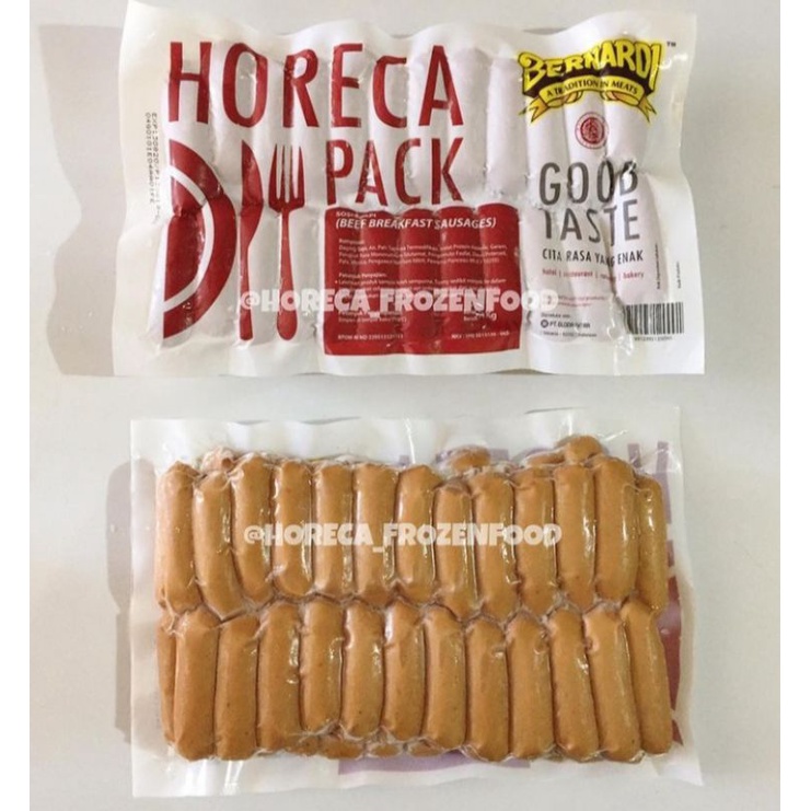 

HORECA Beef Breakfast Sosis 1000gr