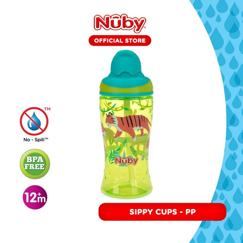 Nuby 360ml Sport Bottle New Print-Botol Minum Anak