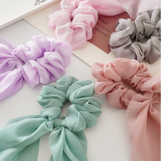 Scrunchies Scrunchie Skruncis Ikat Rambut / Karet Rambut Korea Edda