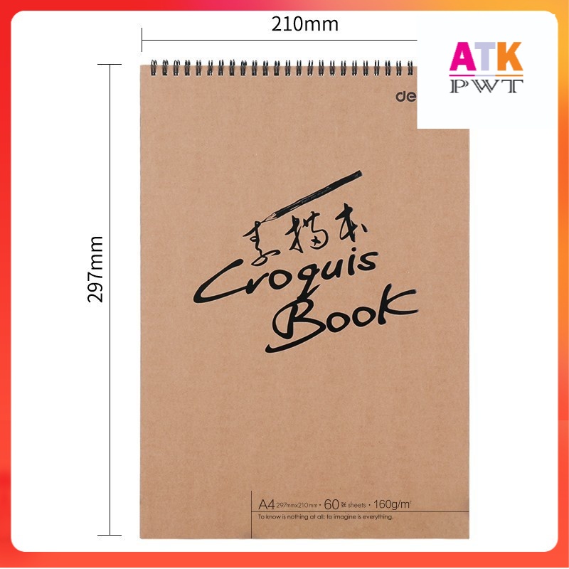 

Buku / Buku Skatch DELI F4 8K 60 Lembar - ATK