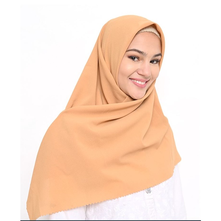 Hijab/jilbab Segi empat wolfis lasercut kecil / segi empat lasercut  wolfis / segi empat lasercut premium / segi empat laser / segi empat laser cut polos