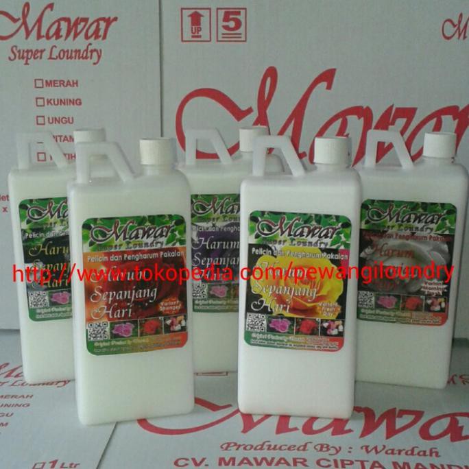 TERMURAH - GROSIR MAWAR SUPER LOUNDRY ( MSL ) PEWANGI BAJU PARFUM LAUNDRY JEMURAN BAJU