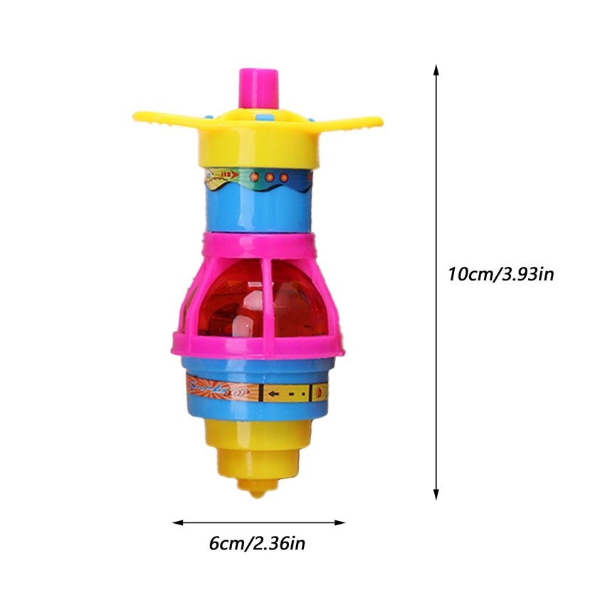 MOMBABY1 Mainan jadul gangsing anak / mainan gangsing klasik lampu flash