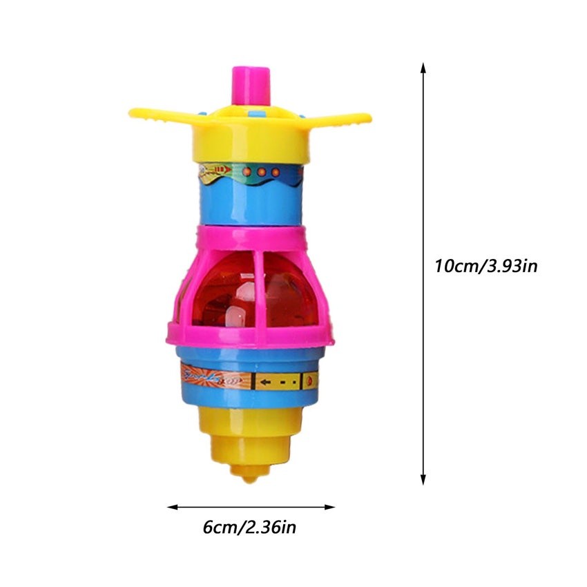 MOMBABY1 Mainan jadul gangsing anak / mainan gangsing klasik lampu flash