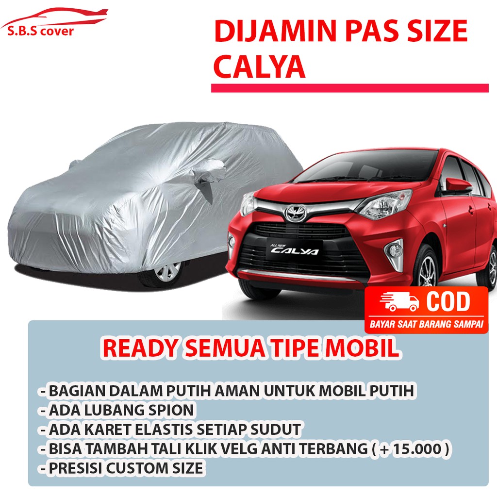 [Bisa COD] Cover Mobil Calya Sarung Mobil Calya/Sigra sigra r sigra daihatsu calya g Brio Brio rs/avanza/xenia/mobilio/hrv/datsun go/datsun go plus/datsun go 3 baris/datsun go 2 baris/datsun cross/datsun go panca/datsun go panca 3 baris/freed/sienta