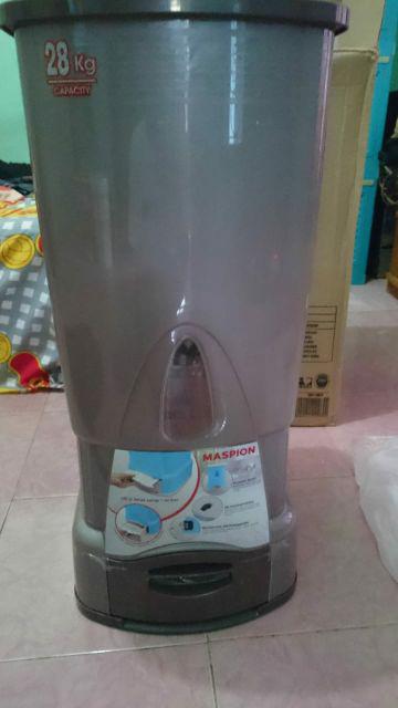 Ricebox Maspion Mrd-2800ap Tempat Beras Rice Box 28kg Mrd2800ap