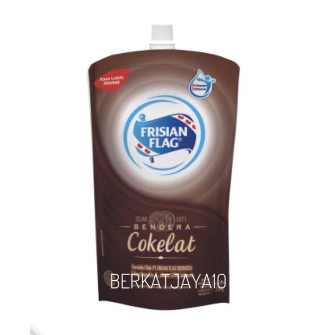 Frisian Flag Bendera Cokelat pouch 280gr Susu SKM Coklat
