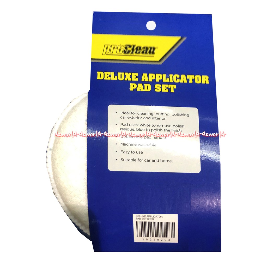 Pro Clean Deluxe Applicator Pad Set Sponge Busa Dengan Pegangan