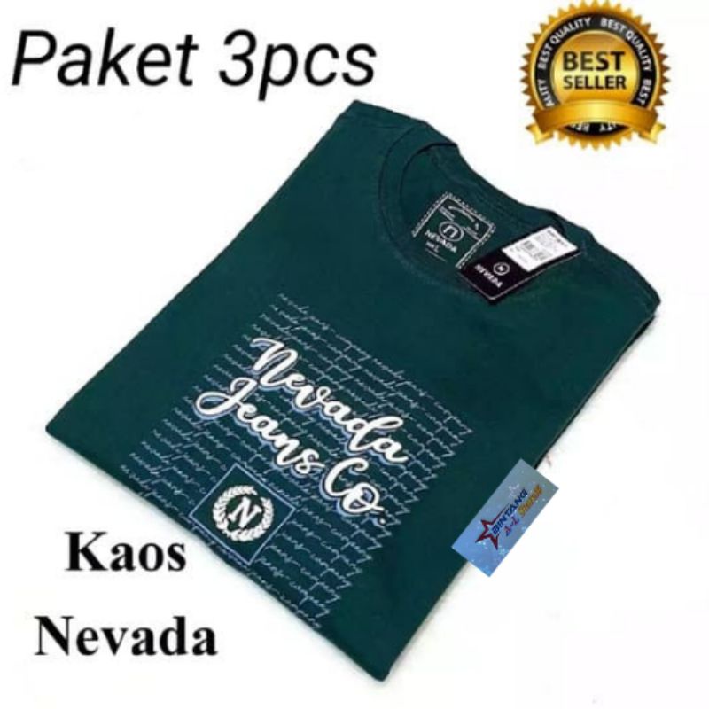 kaos Nevada brand matahari unisex/ kaos Nevada pria wanita terbaru/ kaos wanita pria masa kekinian