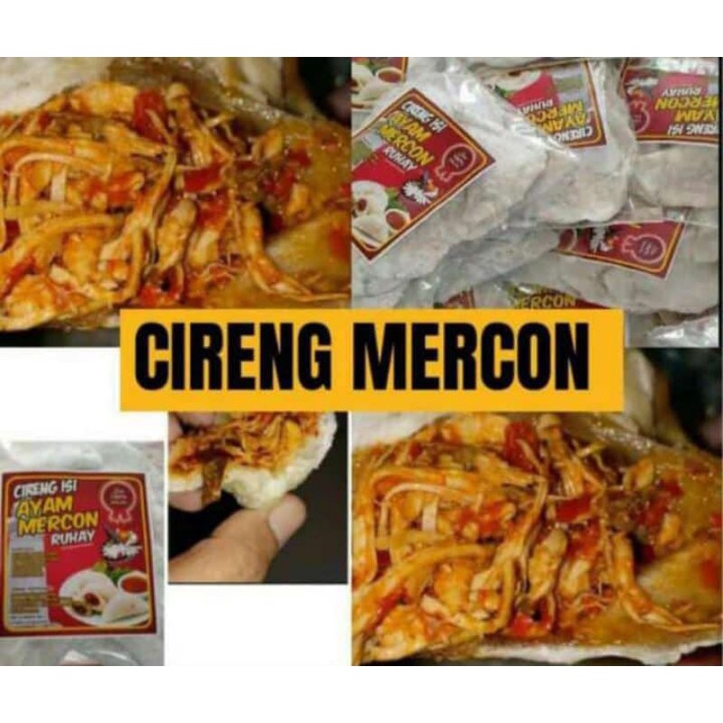 CIRENG MERCON ISI AYAM SUWIR MERCON