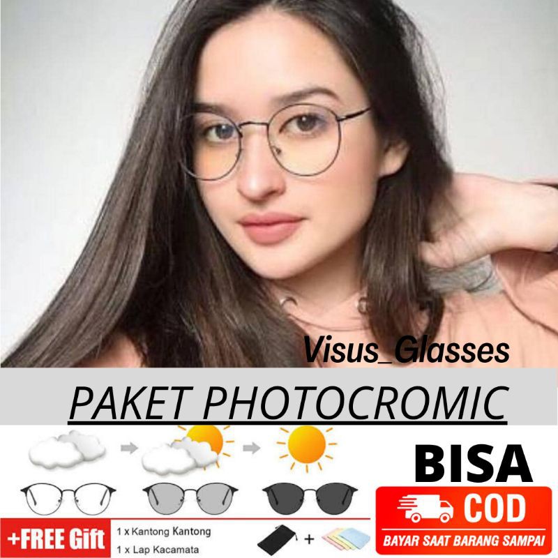 kacamata 8213 paket frame+lensa photocromic