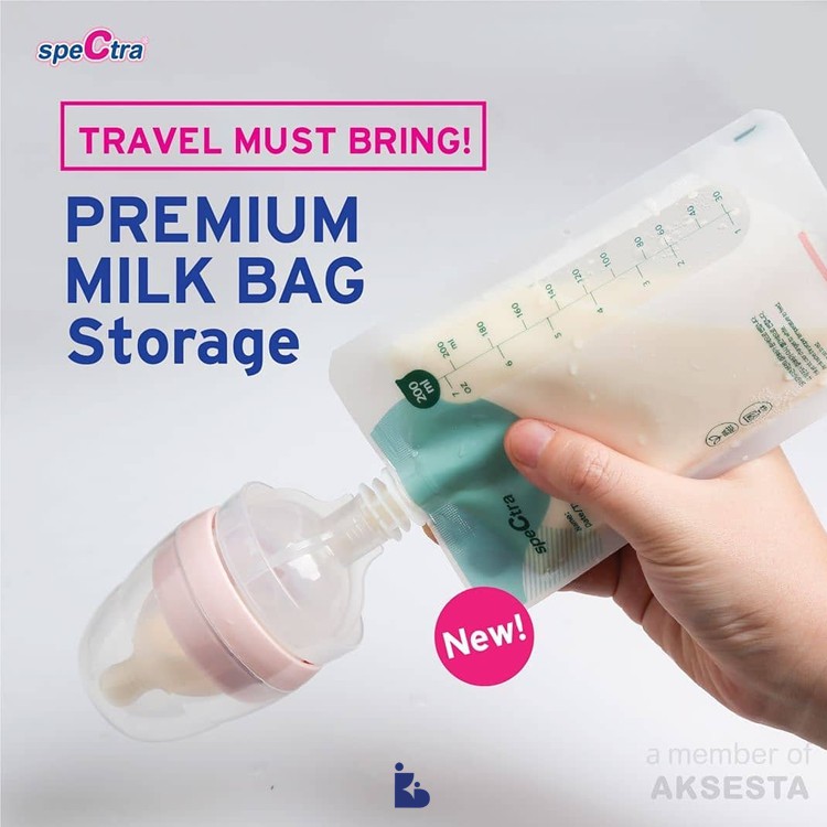 Spectra Premium Milk Bag With Connector