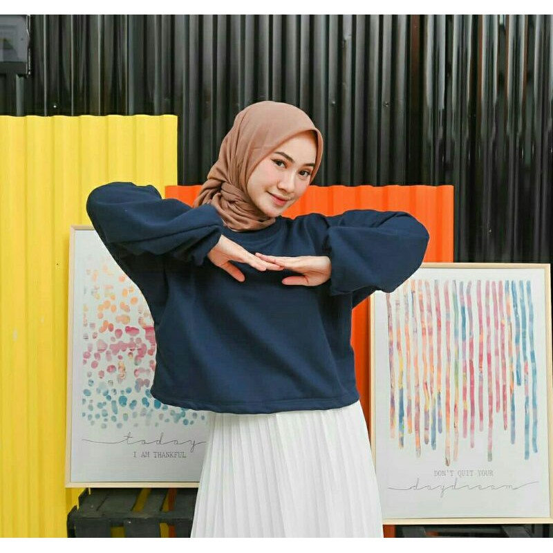 JOVANKA OVERSIZE CROP | CROPTOP OVERSIZE | CROPTOP MURAH | SWEATER OVERSIZE | CROPTOP LILAC