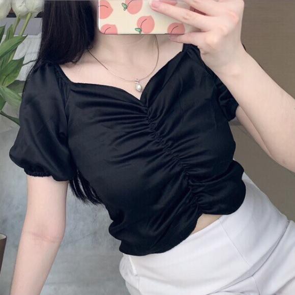 ALEXANDRA TOP | ATASAN CROP SABRINA | CROP TOP KOREA | SABRINA JUMBO