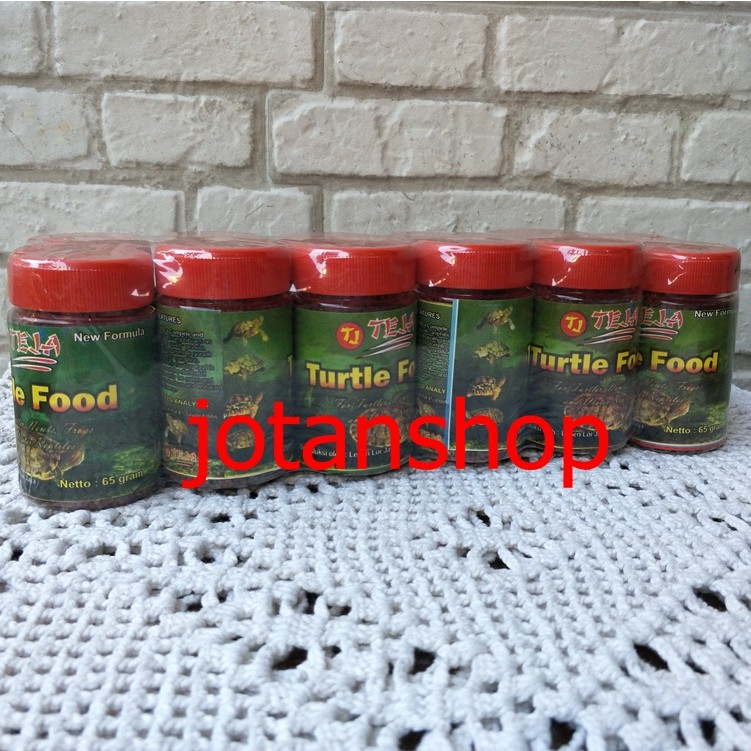 TEJA TURTLE FOOD makanan pakan kurakura kura kura reptil 65gr