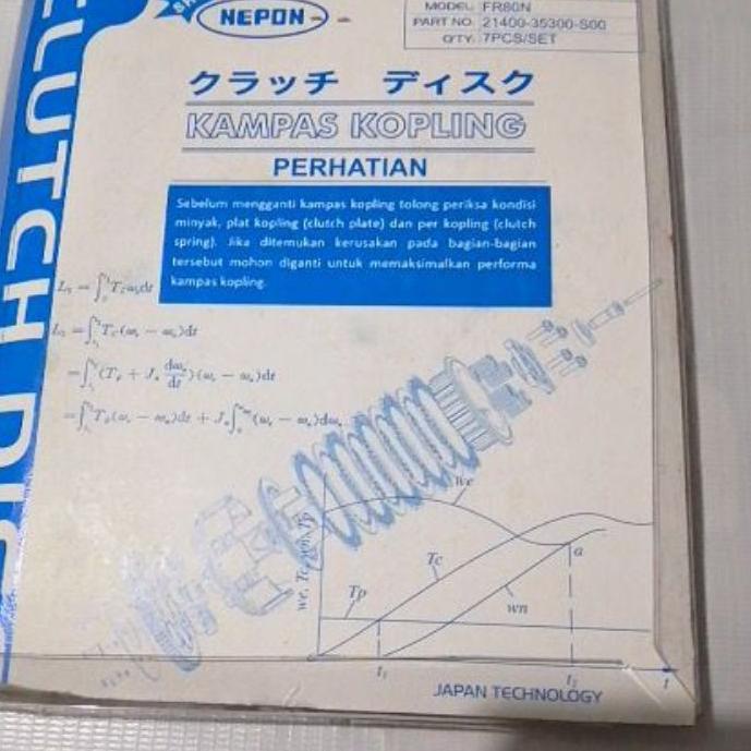 KAMPAS KOPLING RACING SUZUKI FR PNP FIZR VEGA JUPITER Z ORIGINAL NEPON