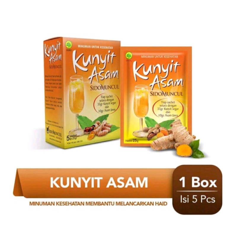 

Sido Muncul Minuman Kunyit Asam Membantu Melancarkan Haid ( 5 Sachet)