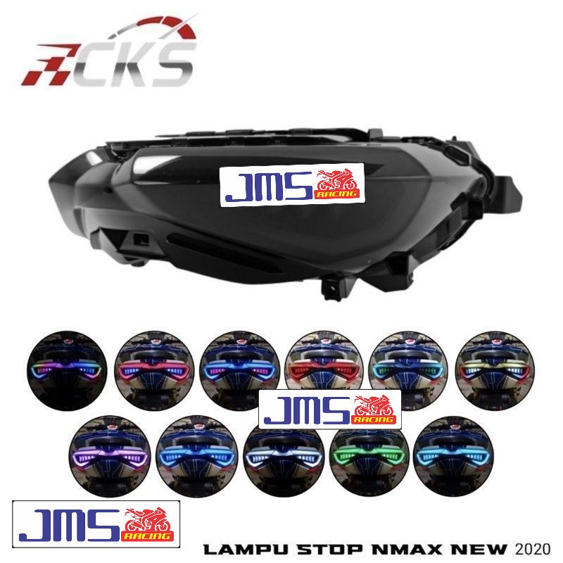 lampu stop lamp belakang yamaha nmax new 155 2020 dan 2021 cks rgb pnp