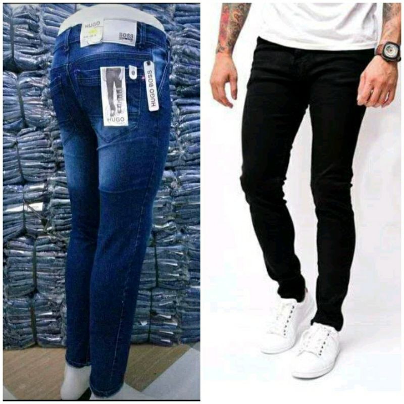 CELANA PANJANG JEANS PRIA DEWASA SKINNY/PENSIL/SLIMFIT