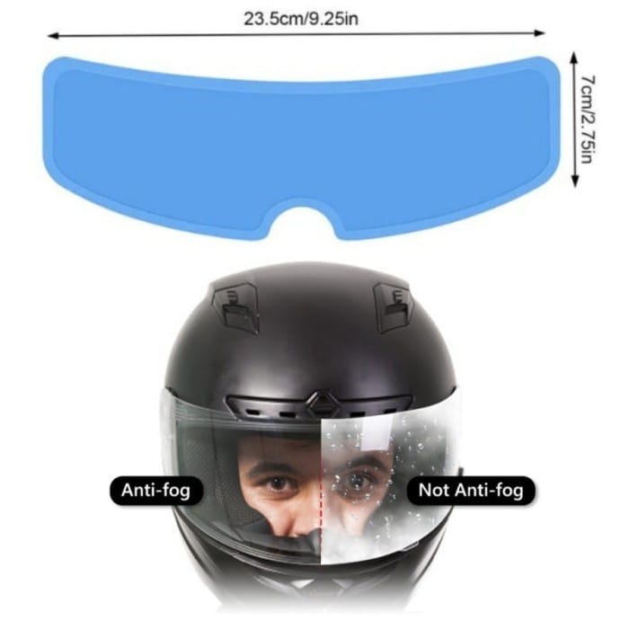 Sticker Anti Fog Helem Film For Helmet Helm anti Anti Embun Anti AirHujan