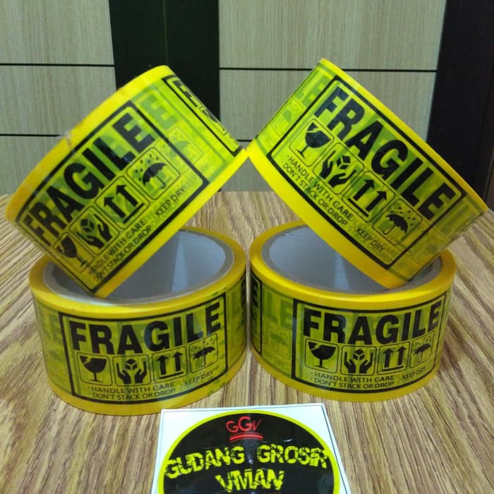 Lakban Fragile Lakban Anti Pecah Stiker Fragile Stiker Lakban Fragile Lakban Anti Pecah Stiker Fragile Stiker