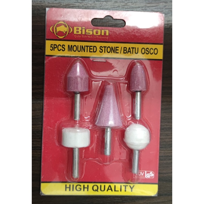 Termurah MATA GURINDA MOUNTED STONES 5 PCS BISON