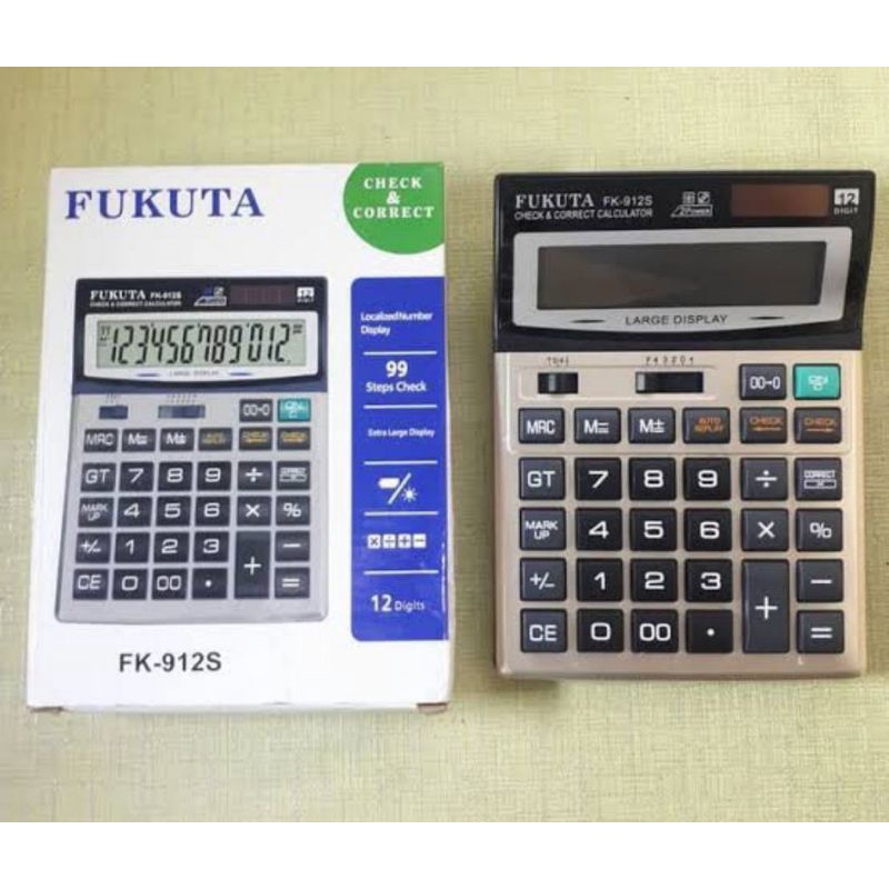 

Kalkulator Calculator FK -912S 12 digit CHECK & CORRECT CALCULATOR