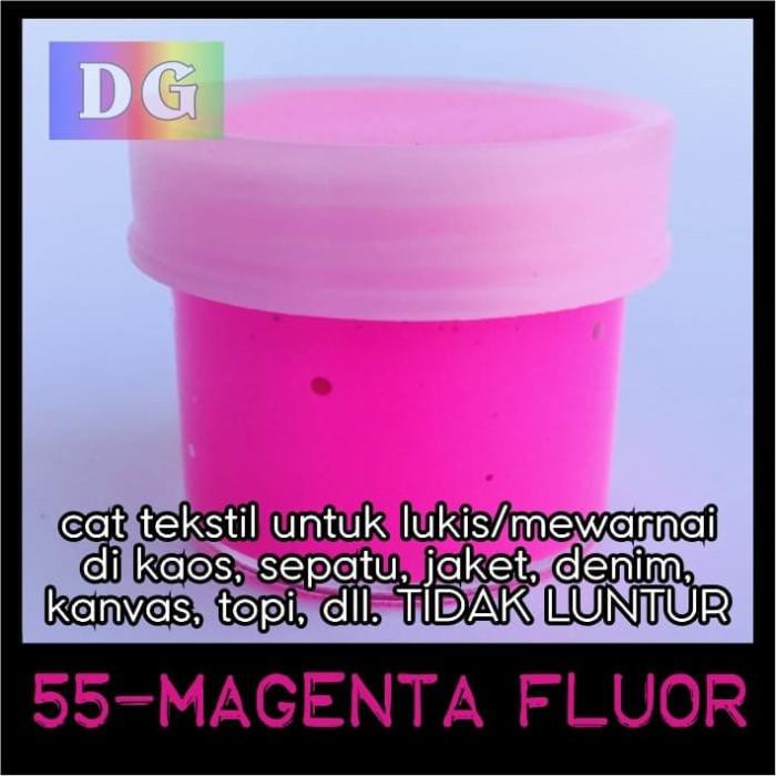 

Art / Cat Lukis / Kanvas / Tekstil Utk Kain - Magenta Pink Fluorescence