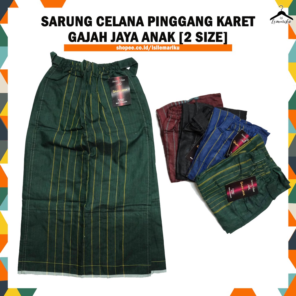 Sarung Celana GAJAH JAYA Anak Ukuran TK &amp; SD All Size