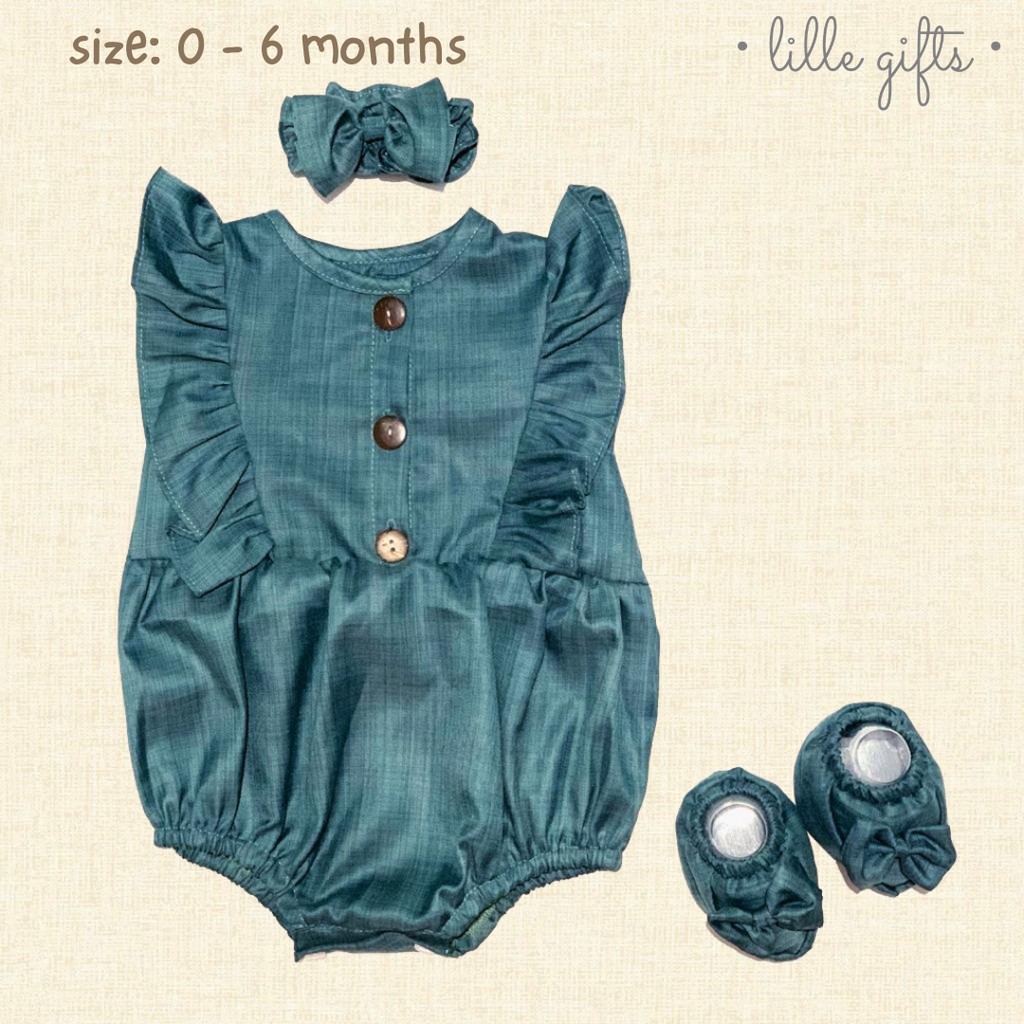 Ariel Set - Size Baby 0 - 6 Bulan - Jumper Setelan Baju Bayi Perempuan - Lillegifts