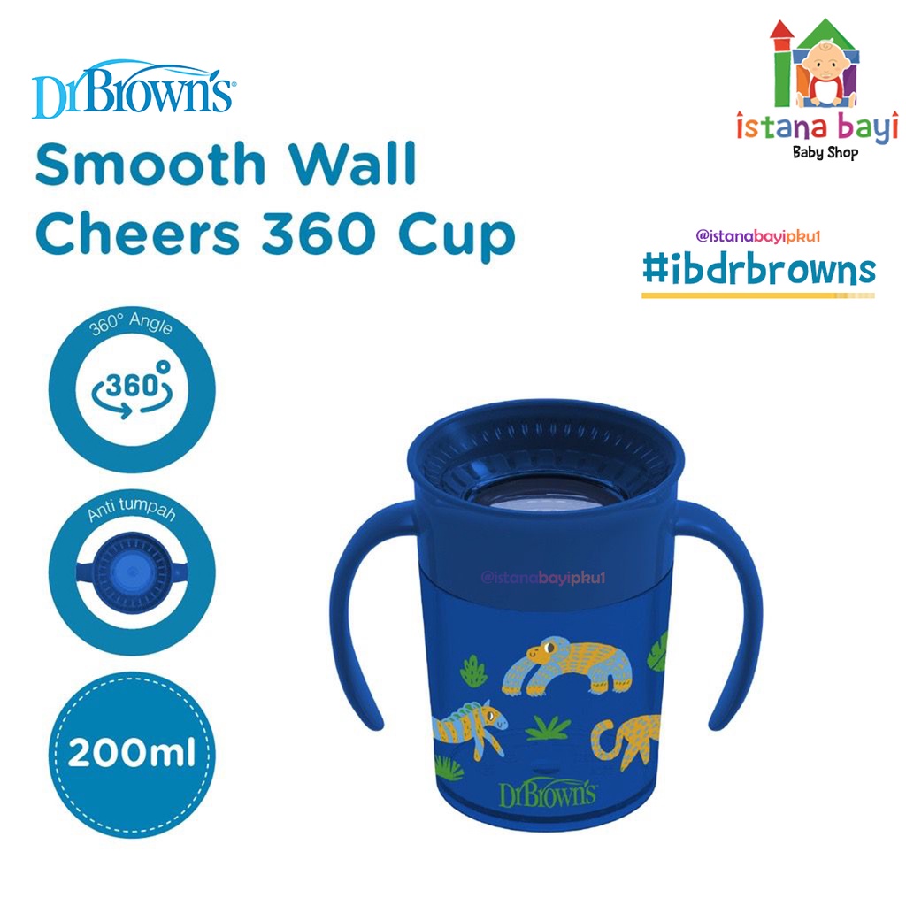 Dr.Brown's Cheers Cup With Handle - Gelas Minum Anak TC71004