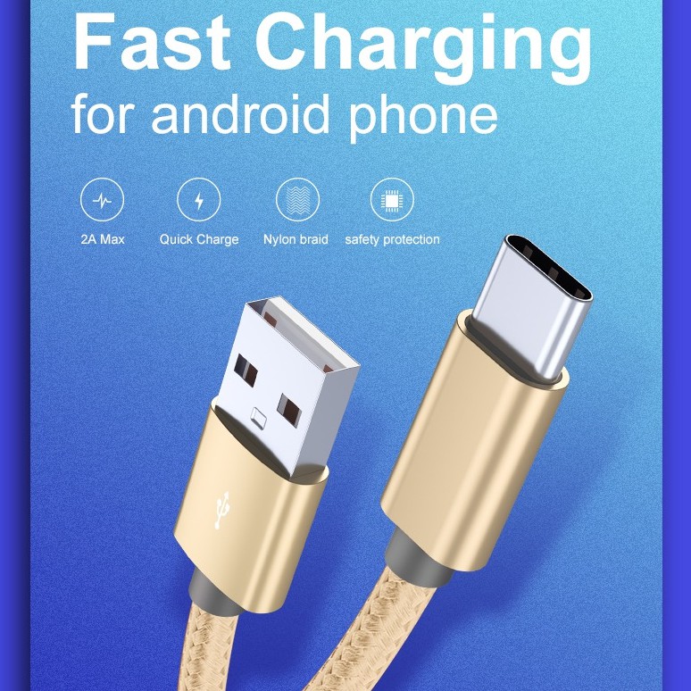 dod kabel data Fast Charging 3A / Quick Cable Type C