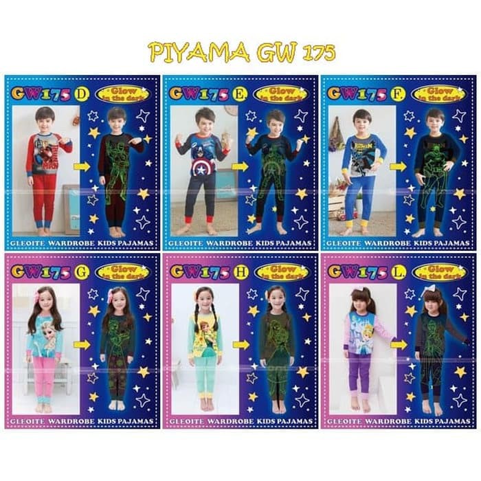 GW 175  / PIYAMA ANAK / BAJU TIDUR