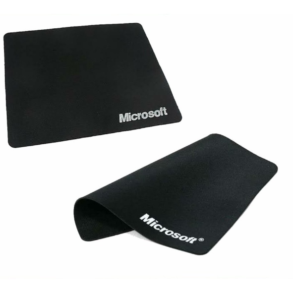 Mouse pad logo microsoft dan logitech