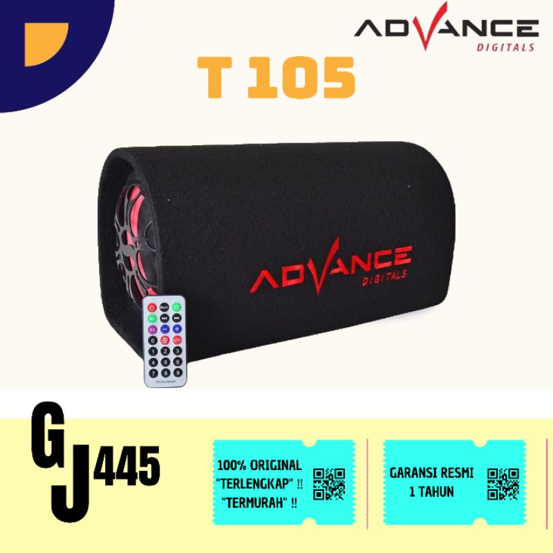 T105BT TERBARU !!! Speaker Bluetooth ADVANCE T-105BT / T 105BT 12&quot; SUBWOFEER